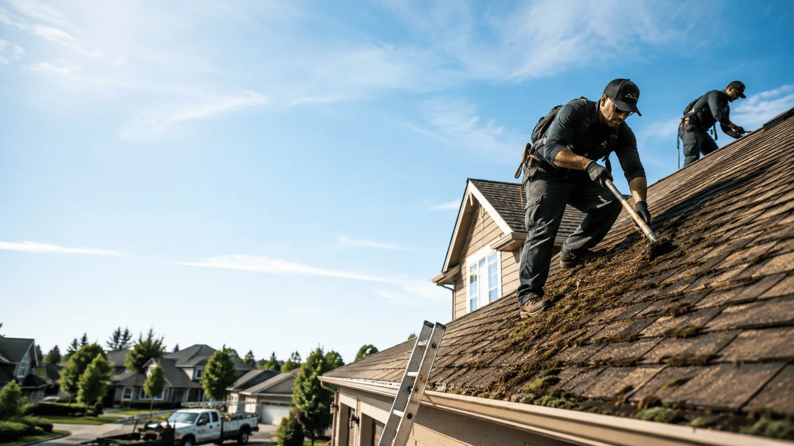 Roof Moss Removal in Manville, RI near me